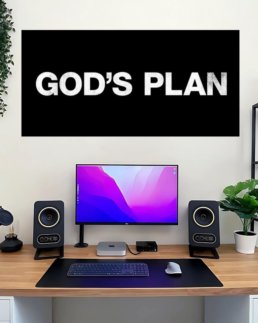 God's Plan | Split Posters | Motivational Posters
