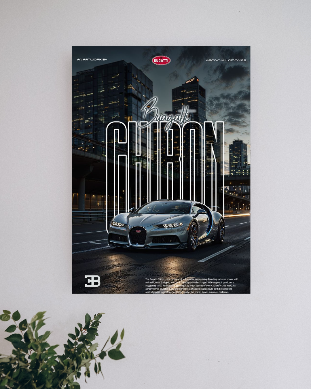 Bugatti #3 | Car Posters