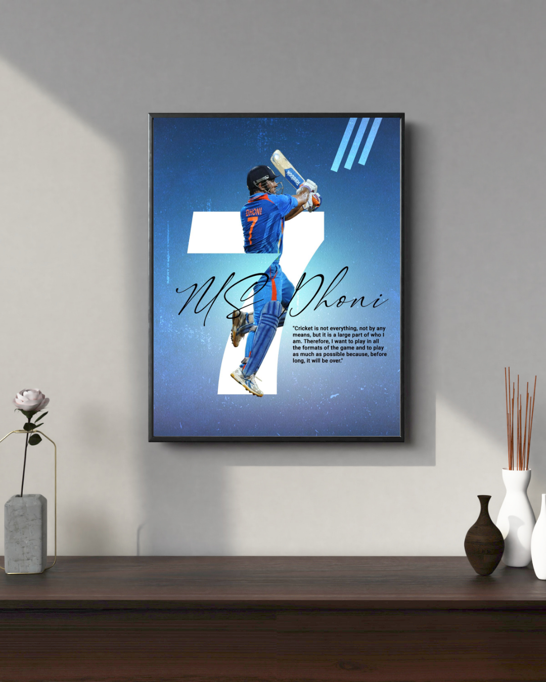M S Dhoni #5 | Cricket Posters