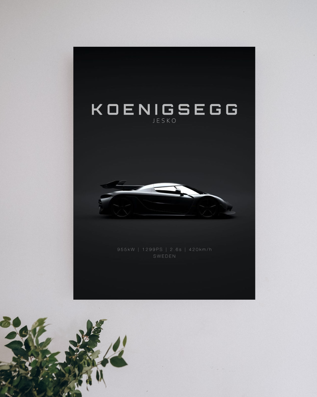 Koenigsegg Jesko #1 | Car Posters