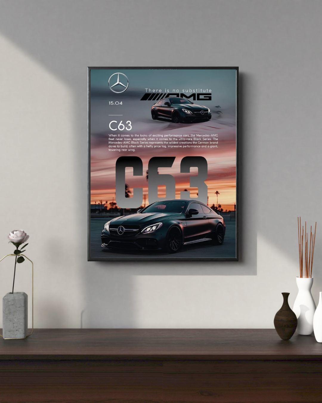 Mercedes AMG C63 #1 | Car Posters
