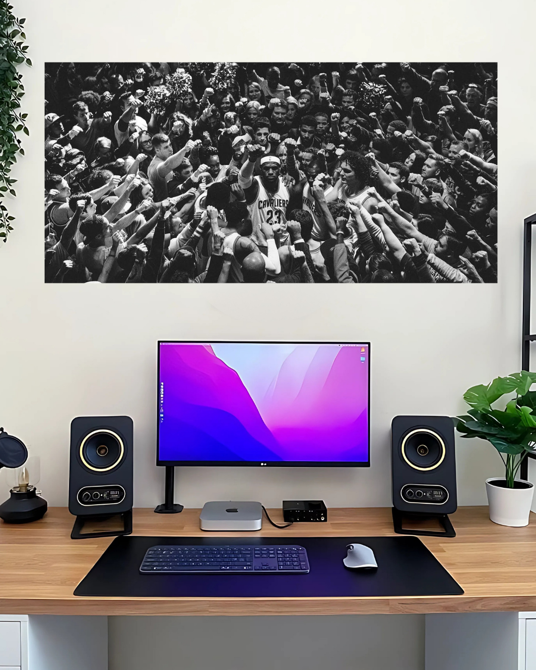 LeBron James #4 | Split Posters | Basketball Posters