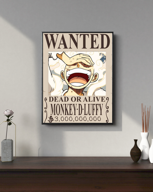 Luffy Wanted Poster | Anime Posters