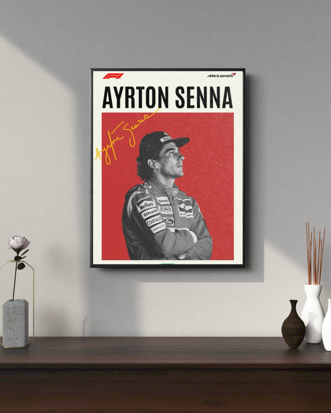 Ayrton Senna #1 | F1 Posters
