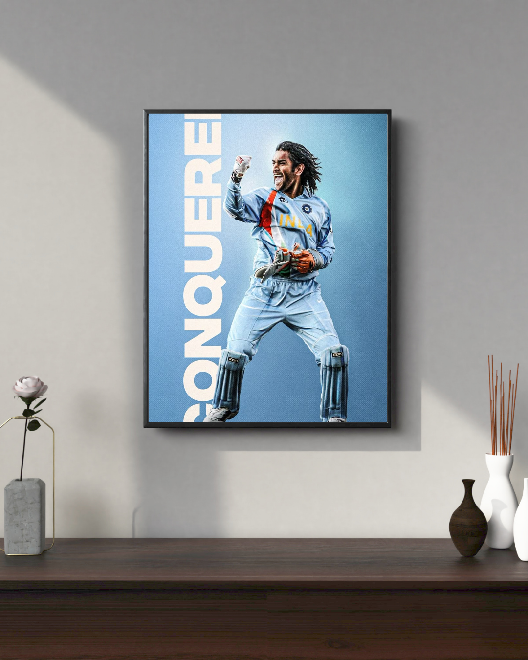 M S Dhoni #7 | Cricket Posters