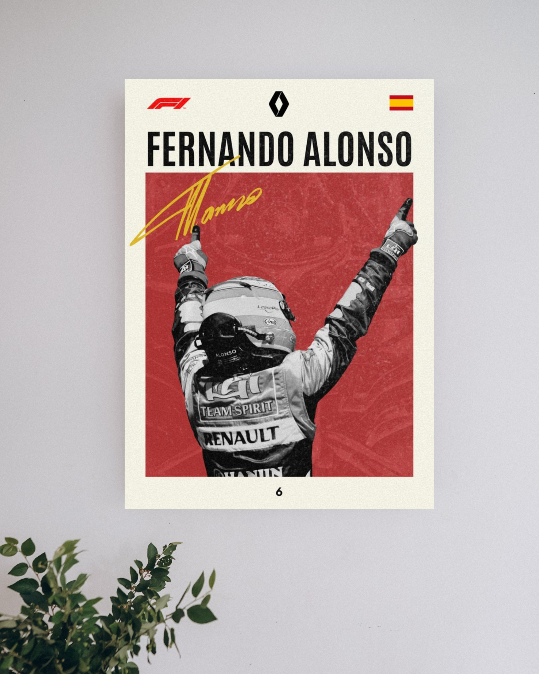 Fernando Alonso #1 | F1 Posters