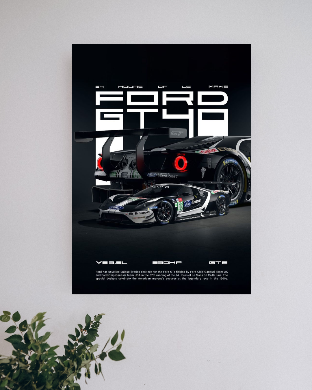 Ford GT (Le Mans) #1 | Car Posters