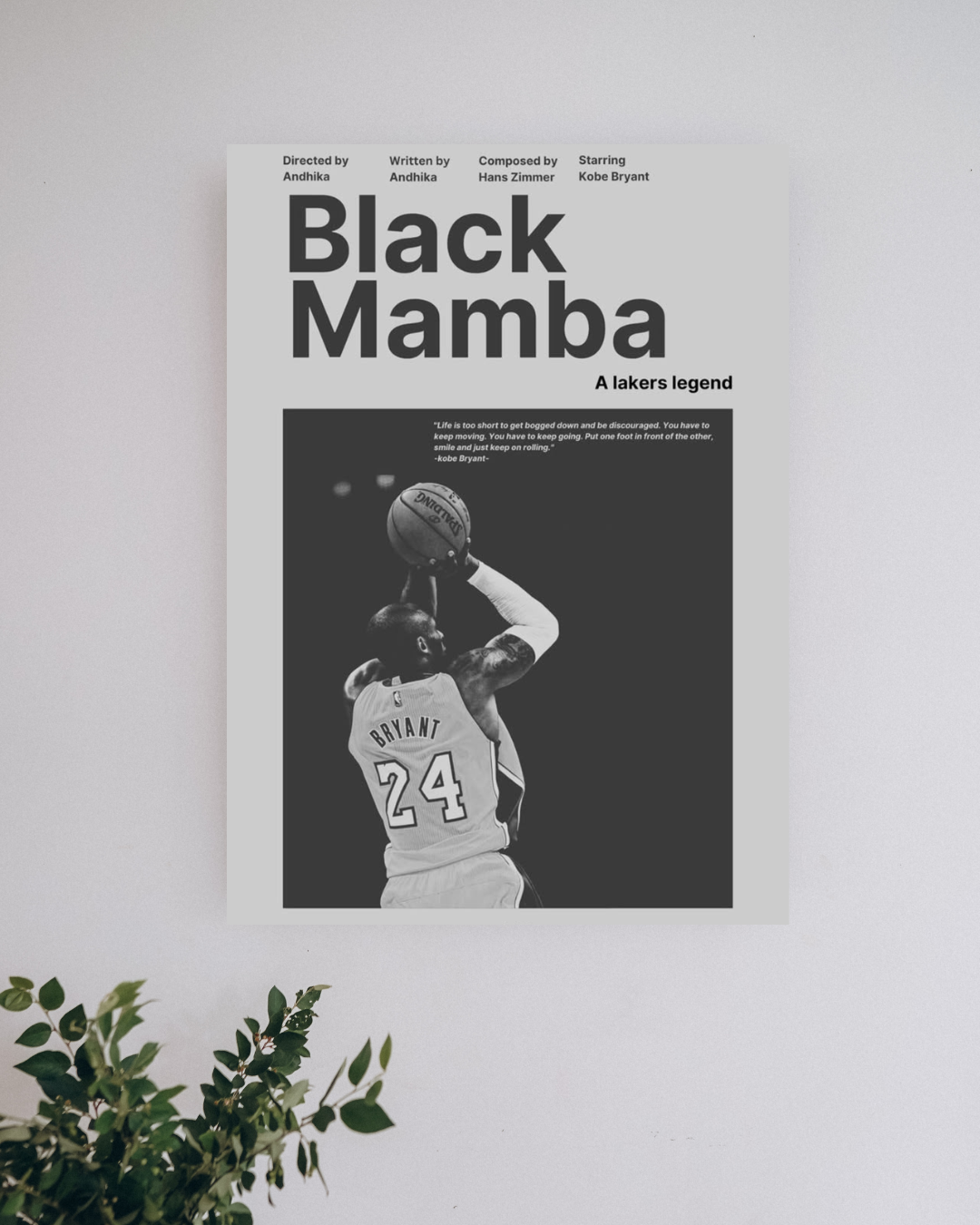 Kobe Bryant #7 | Basketball Posters