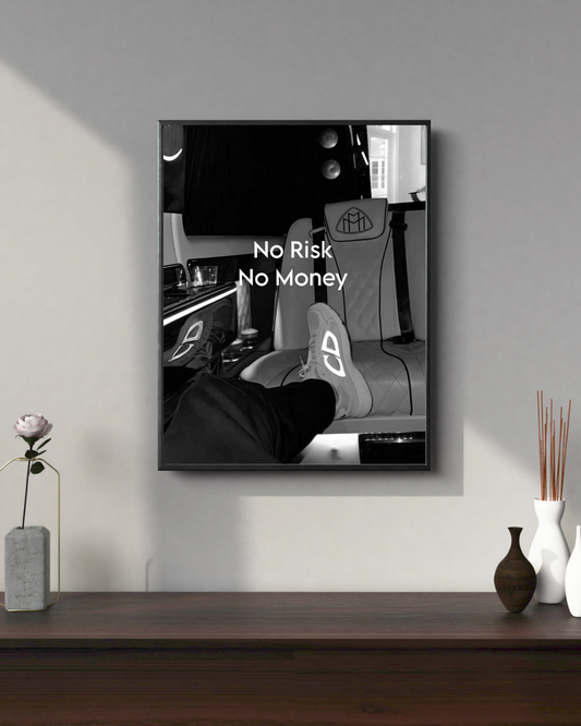 No risk No money #1 | Motivation Posters