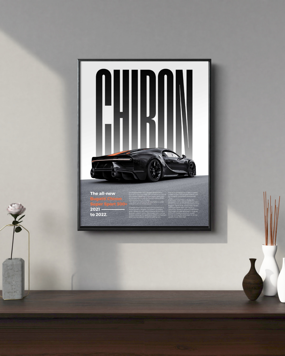 Bugatti Chiron #1 | Car Posters