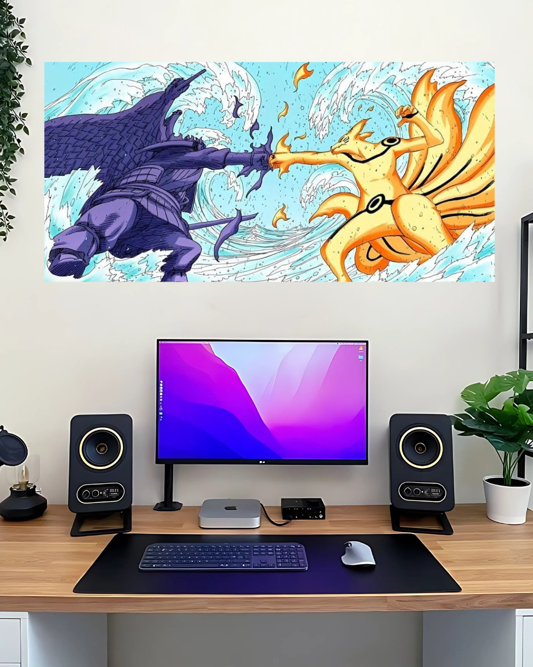 Naruto Vs Sasuke | Split Posters | Anime Posters