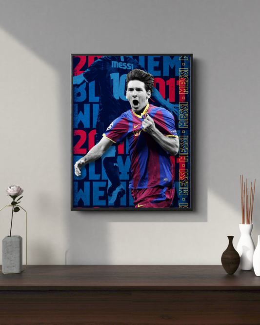 Messi #8 | Football Posters