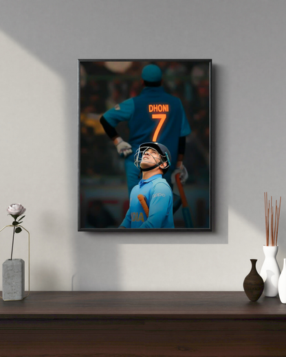 M S Dhoni #1 | Cricket Posters