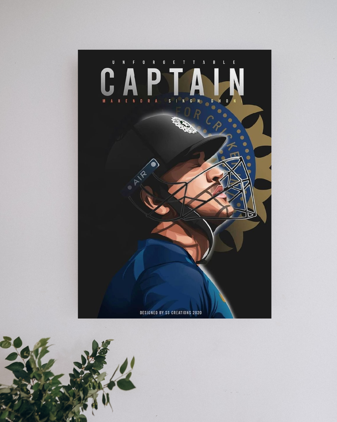 M S Dhoni #3 | Cricket Posters