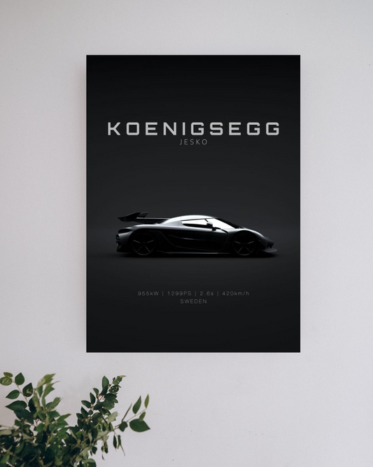 Koenigsegg Jesko #1  |  Car Posters