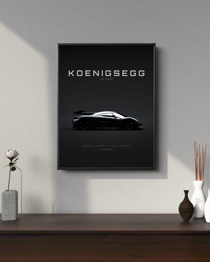 Koenigsegg Jesko #1  |  Car Posters