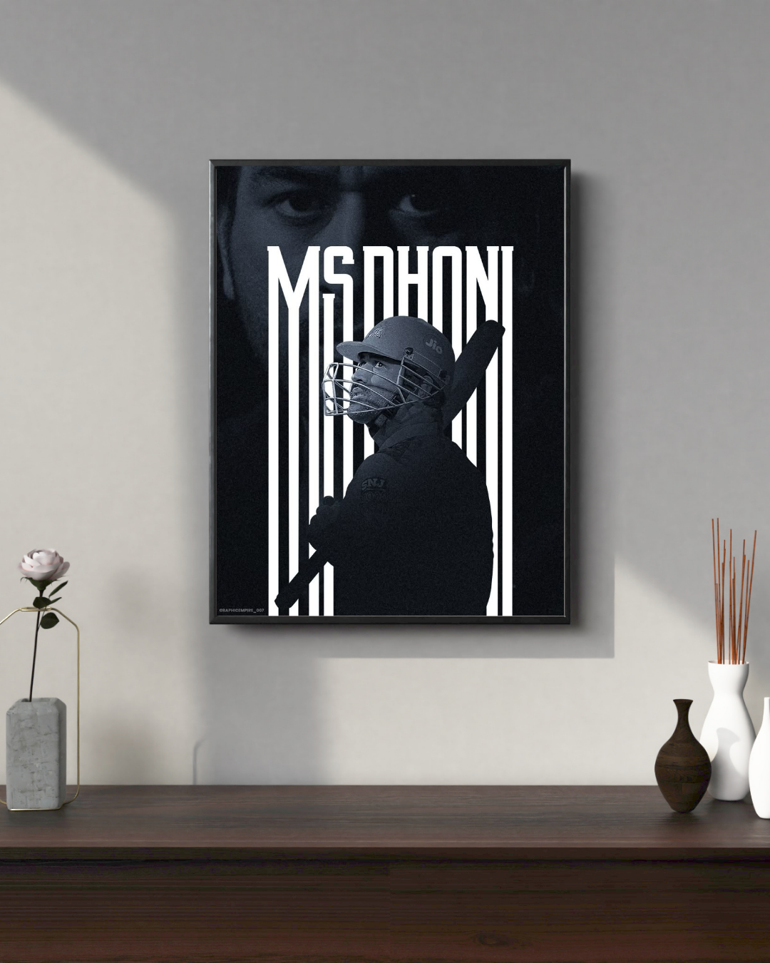 M S Dhoni #6 | Cricket Posters