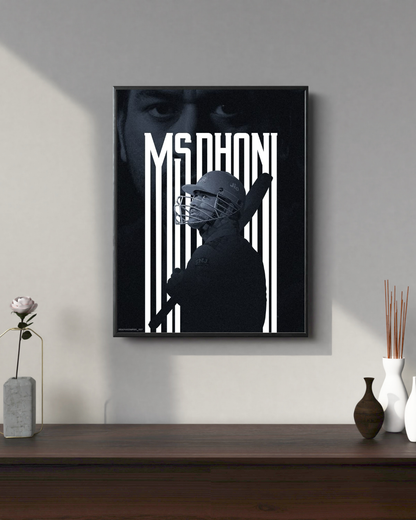M S Dhoni #6 | Cricket Posters