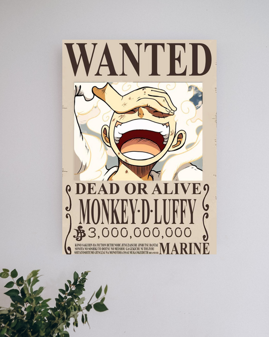 Luffy Wanted Poster | Anime Posters