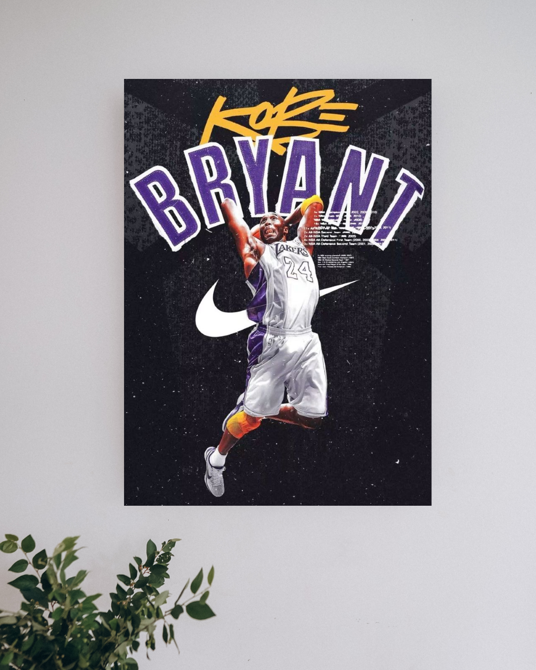 Kobe Bryant #4 | Basketball Posters