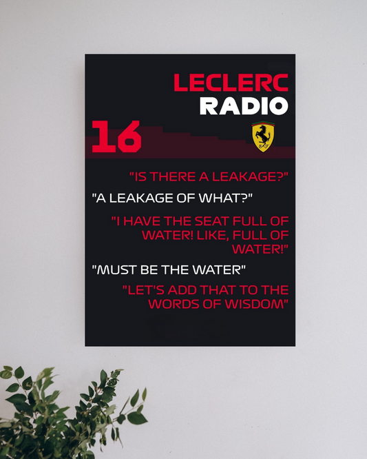 It Must be the Water  |  F1 Posters