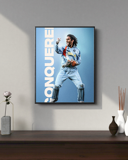 M S Dhoni #7 | Cricket Posters