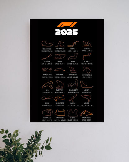 F1 calender  |  F1 Posters