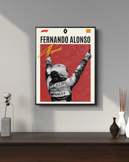 Fernando Alonso #1 |  F1 Posters