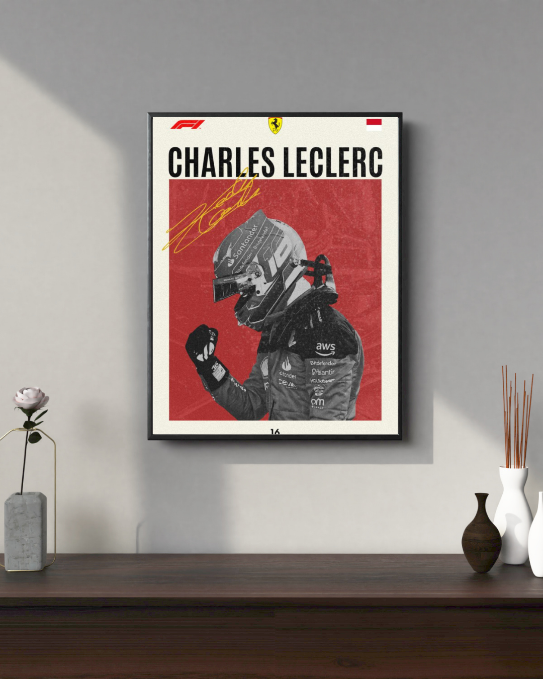 Charles Leclerc #3 | F1 Posters