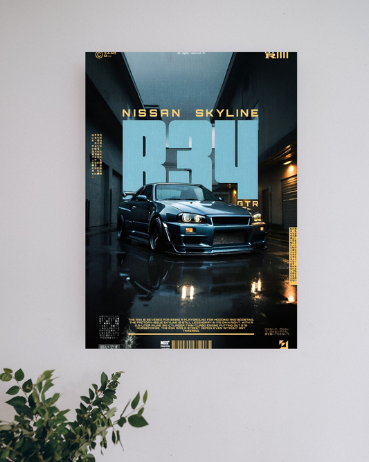 Nissan Skyline #1 | Car Posters