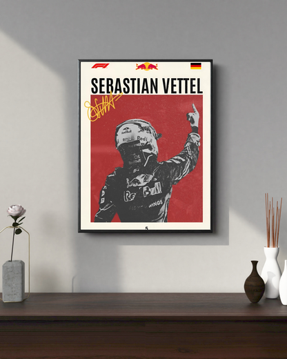 Sebastian Vettel #1  | F1 Posters
