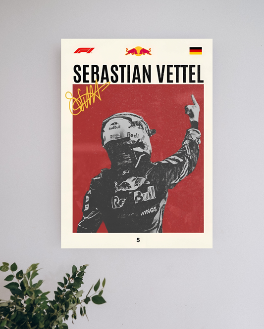 Sebastian Vettel #1  | F1 Posters
