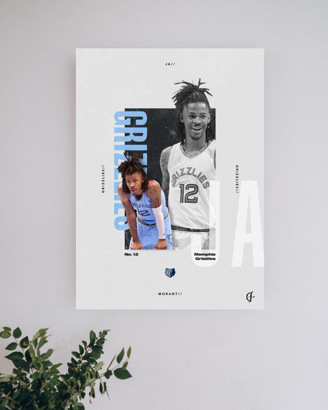 Ja Morant #2 | Basketball Posters