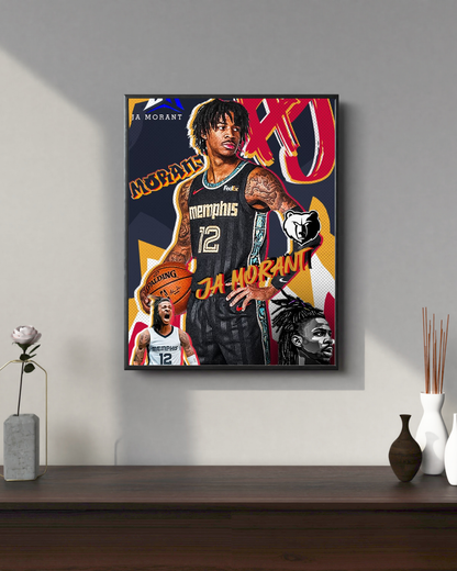 Ja Morant #3 | Basketball Posters