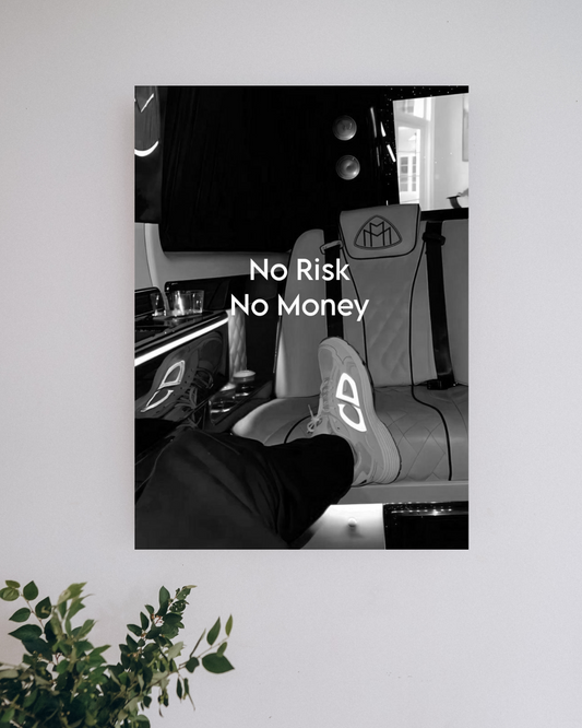 No risk No money #1 | Motivation Posters