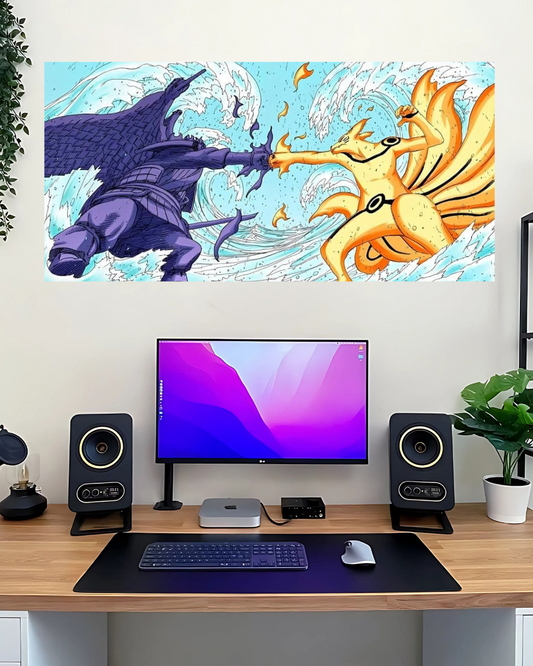Naruto Vs Sasuke | Split Posters | Anime Posters