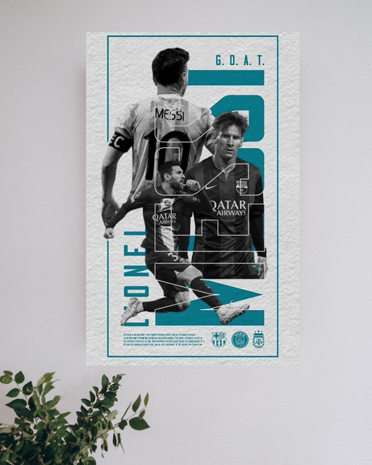 Messi #6 | Football Posters
